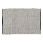 IXIA Alfombras^ALFOMBRA BLANCO-NEGRO TEJIDO DECORACIÓN 200 X 300 CM