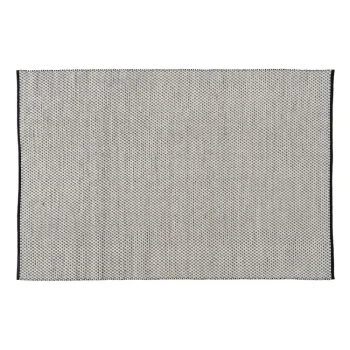 IXIA Alfombras^ALFOMBRA BLANCO-NEGRO TEJIDO DECORACIÓN 200 X 300 CM