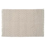 IXIA Alfombras^ALFOMBRA CREMA TEJIDO DECORACIÓN 200 X 300 CM