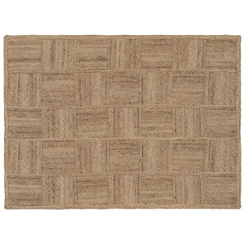 IXIA Alfombras^Alfombra De Yute Natural Diseño Entrelazado 200 X 290 Cm