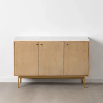 IXIA Muebles De Salón^Aparador De Madera De Roble 3 Puertas Natural 127 X 82,8 X45