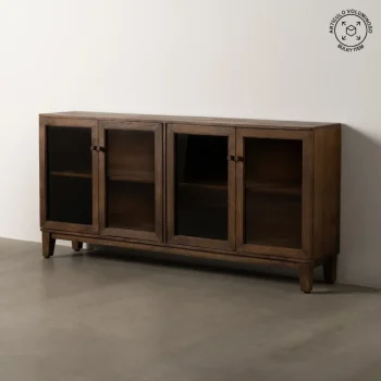 IXIA Muebles De Salón^APARADOR MARRÓN MADERA DE MANGO SALÓN 180 X 35 X 87 CM