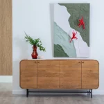 IXIA Muebles De Salón^APARADOR NATURAL MADERA DE MANGO SALÓN 170 X 40 X 80 CM