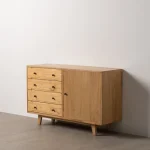 IXIA Muebles De Salón^APARADOR NATURAL MADERA MINDI SALÓN 130 X 40 X 80 CM