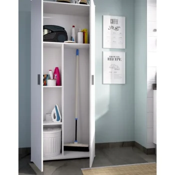 DEKIT Mueble Auxiliar Cocina^Armario Escobero Fit 2 Puertas