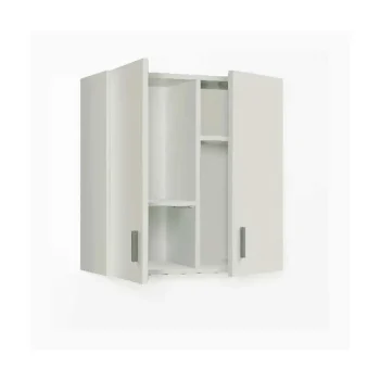 FORES Mueble Auxiliar Cocina^Armario Multiusos Para Colgar 2 Puertas Blanco Use