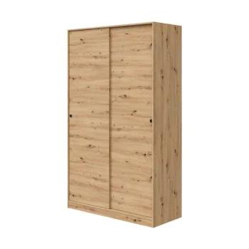 FORES Armarios Puertas Correderas^Armario Organizador De Ropa 120 Cm Roble Nodi TOP020W 120 X 200 X 50 Cm