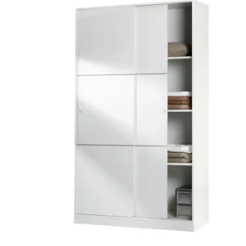 FORES Armarios Blancos|Armarios Puertas Correderas^Armario Organizador De Ropa 120 Cm Blanco TOP020BO 120 X 200 X 50 Cm