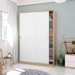 FORES Armarios Puertas Correderas^Armario Puertas Correderas TOP120F. Armario Roble Y Blanco 120 X 200 X 50 Cm