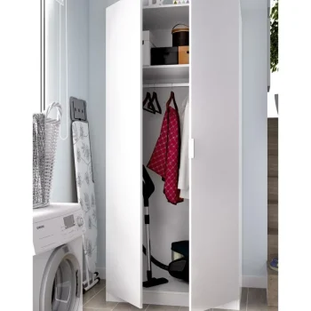 DEKIT Armarios Blancos|Armarios Roperos^Armario Ropero Essen 2 Puertas Blanco 81x 184 X 52 Cm