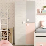 FORES Armarios Juveniles^Armario Ropero Juvenil 3 Puertas New Nube 90 X 200 X 52 Cm