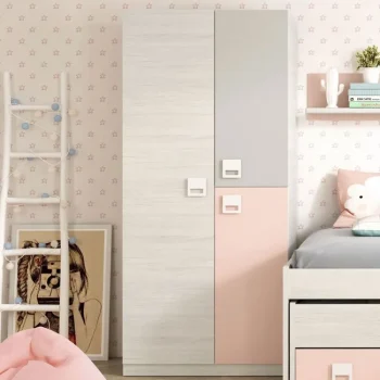 FORES Armarios Juveniles^Armario Ropero Juvenil 3 Puertas New Nube 90 X 200 X 52 Cm