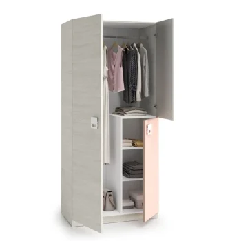 FORES Armarios Juveniles^Armario Ropero Juvenil 3 Puertas New Nube 90 X 200 X 52 Cm