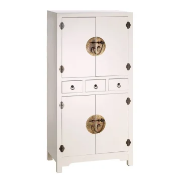 IXIA Armario Salón^Armario Salón Auxiliar 2 Puertas Oriente, Blanco