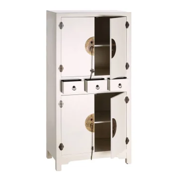 IXIA Armario Salón^Armario Salón Auxiliar 2 Puertas Oriente, Blanco