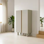 IXIA Armario Salón^Armario Salón Malta 2 Puertas Taupe 80 X 137 X 40 Cm