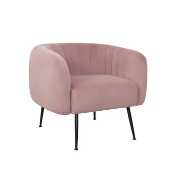 NAKURA Sillones^Butaca Zaragoza Estética Pop Velvet Rosa 81 X 72 X 75 Cm
