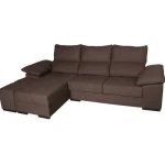 DISTRIGAL Chaise Longues^Chaise Longue Con Arcón Y Pufs Chipre Chocolate 257 X 100 X 165 Cm