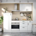 FORES Cocinas Completas Modernas^Cocina Completa 220 Cm Alicante Kira Blanco Brillo - Roble Canadian 220 X 211 X 60 Cm