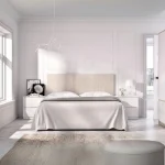 DEKIT Conjuntos Dormitorios Matrimonio Baratos^Conjunto Dormitorio Moderno Con Armario Lusa Blanco - Alistonado