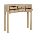 IXIA Mesas Consola^Consola De 6 Cajones Natural 85 X 85 X 26 Cm