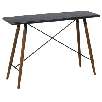IXIA Mesas Consola^Consola De Madera Oslo En Negro Y Natural 120 X 38 X 81 Cm