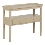 IXIA Mesas Consola^Consola Recibidor 2 Cajones Crema DM 90 X 75 X 33 Cm