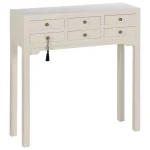 IXIA Mesas Consola^Consola Recibidor Oriente Blanca 6 Cajones 85 X 85 X 26 Cm