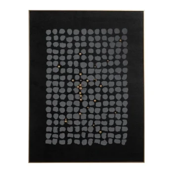 IXIA Cuadros^CUADRO ABSTRACTO NEGRO-GRIS PS - LIENZO 90 X 120 CM