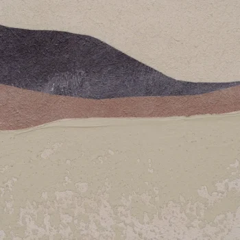 IXIA Cuadros^Cuadro Abstracto Vertical Tonos Marrones Acabado A Mano 80 X 100 X 3,8 Cm