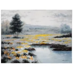 IXIA Cuadros^Cuadro De Paisaje En Lienzo Con Bastidor De Madera De Pino 120 X 90 X 3,5 Cm