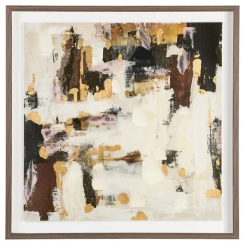 IXIA Cuadros^Cuadro Decorativo Abstracto Dorado 104 X 104 X 4,7 Cm