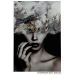 IXIA Cuadros^Cuadro En Cristal Templado De Mujer Abstracta 80 X 120 X 4 Cm