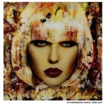 IXIA Cuadros^Cuadro En Cristal Templado De Mujer Multicolor 120 X 120 X 4 Cm