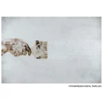 IXIA Cuadros^Cuadro En Cristal Templado Mano Y Pincel Escritura 150 X 100 X 4 Cm