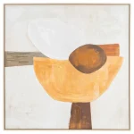 IXIA Cuadros^Cuadro Impresión Con Acabado A Mano “Equilibrio Orgánico” 100 X 120 X 4 Cm