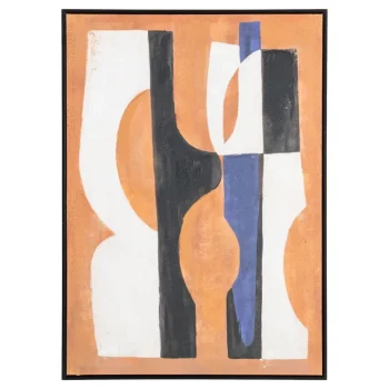 IXIA Cuadros^Cuadro Impresión Con Acabado A Mano “Estructura En Equilibrio” 75 X 100 X 4 Cm