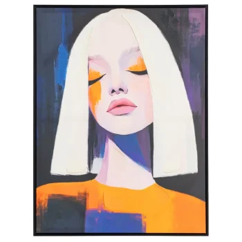 IXIA Cuadros^Cuadro Impresión Con Acabado A Mano “Silencio Cromático” 75 X 100 X 4 Cm