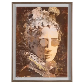 IXIA Cuadros^Cuadro Impresión Rostro Clásico Reinterpretado 94 X 124,5 X 4,7 Cm