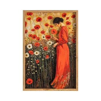 IXIA Cuadros^CUADRO MUJER MADERA-CRISTAL IMPRESO 43 X 3,50 X 63 CM