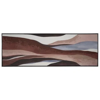 IXIA Cuadros^Cuadro Paisaje Marrón Abstracto Retocado A Mano Horizontal 125 X 50 X 3,8 Cm