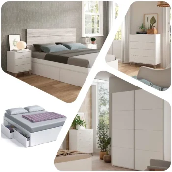 FORES Conjuntos Dormitorios Matrimonio Baratos^Dormitorio Completo Vintage Barato