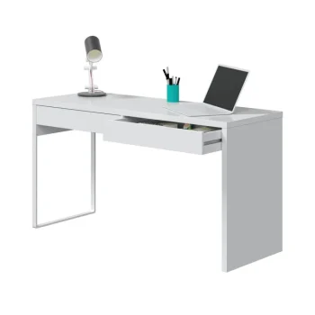 FORES Escritorios Juveniles Para PC|Escritorios Juveniles Minimalistas^Escritorio Con Dos Cajones Touch Blanco Artik