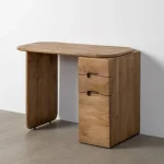 IXIA Mesas De Estudio Y Escritorios Baratos^ESCRITORIO NATURAL MADERA DE MANGO SALÓN 110 X 50 X 75 CM