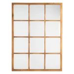 IXIA Espejos^Espejo De Madera Ventana Cuadros Natural 90 X 120 X 3 Cm