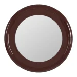 IXIA Espejos^Espejo De Pared Redondo En DM Lacado Granate 90 X 90 X 5 Cm