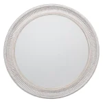 IXIA Espejos^Espejo Decorativo Redondo En Madera De Paulonia Gris 80 X 80 X 3,5 Cm