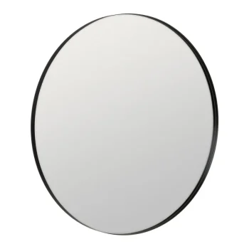 IXIA Espejos^Espejo Redondo De Aluminio Negro 100 X 100 X  4,2 Cm