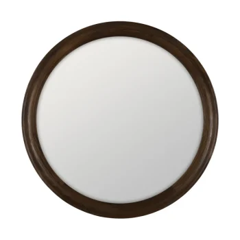 IXIA Espejos^Espejo Redondo De Madera De Paulonia Natural 110,5 X 110,5 X 5 Cm