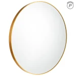 IXIA Espejos^Espejo Redondo En Aluminio Color Oro 100 X 100 X 4 Cm